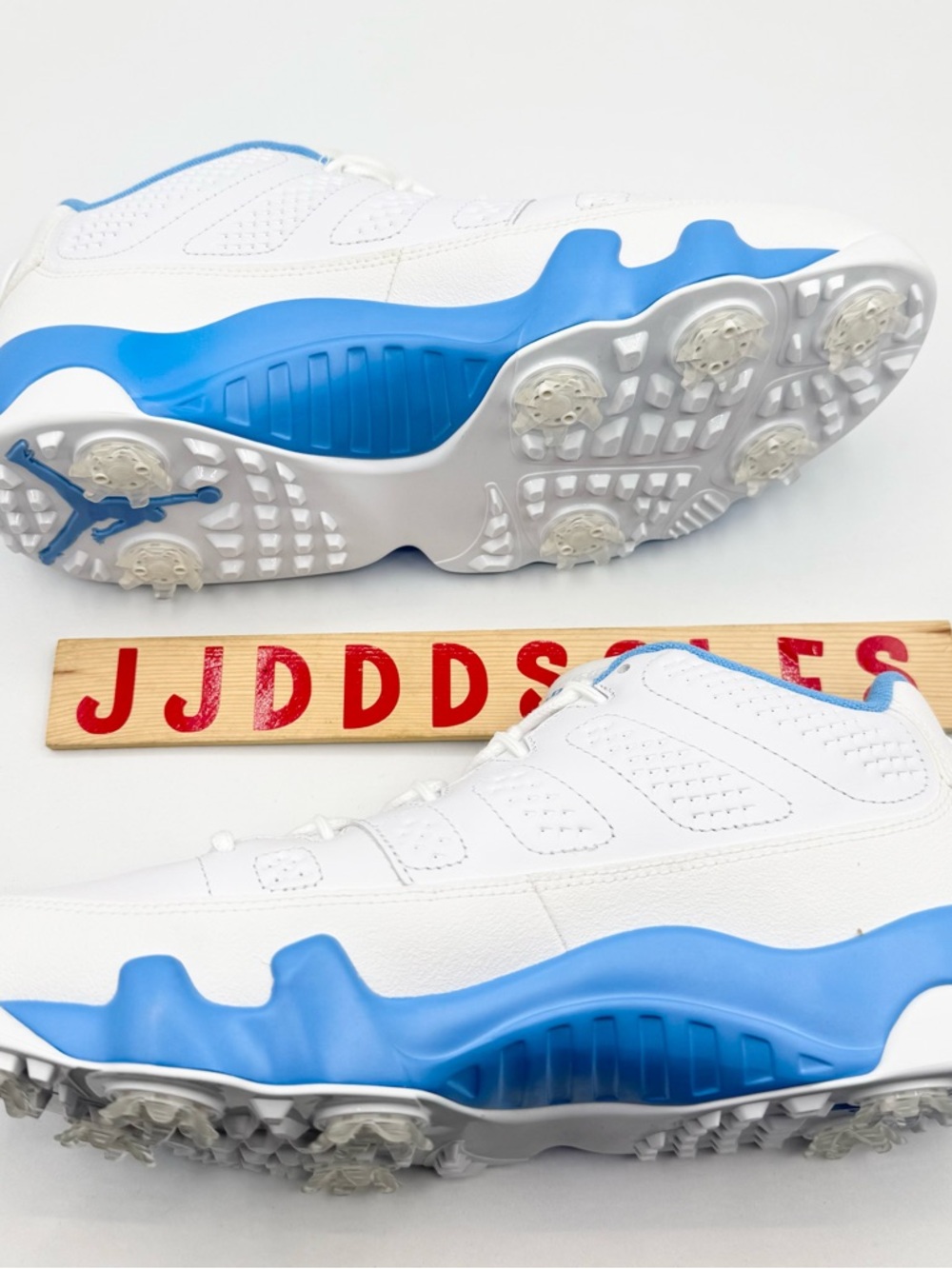 Nike Air Jordan 9 Retro Low G Golf UNC University Blue White FJ5934-101 Men’s - Picture 7 of 12